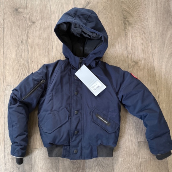 Canada Goose Youth Rundle Bomber Non-Fur Jacket XS - Picture 6 of 10